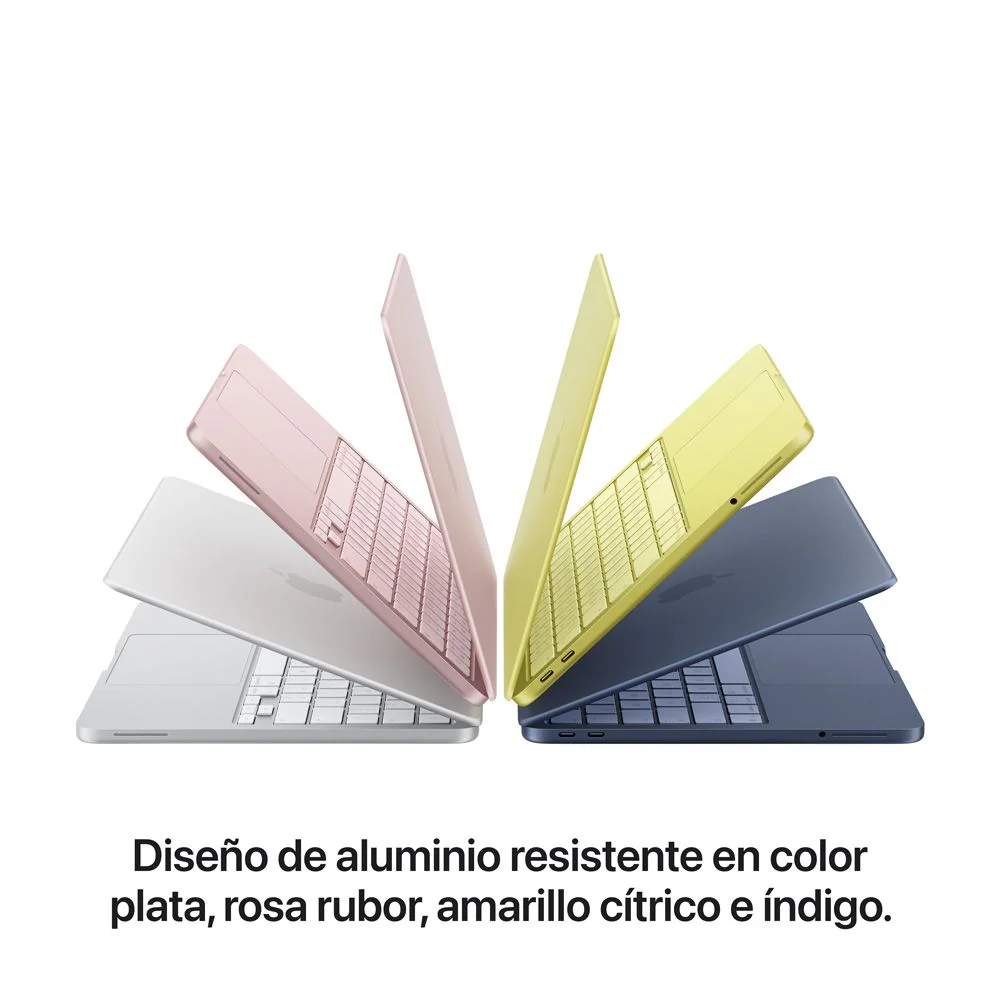 MacBook Neo de 13 pulgadas: Chip A18 Pro de Apple con CPU de 6 núcleos y GPU de 5 núcleos, Magic Keyboard, 256 GB SSD - Color plata - Image 3