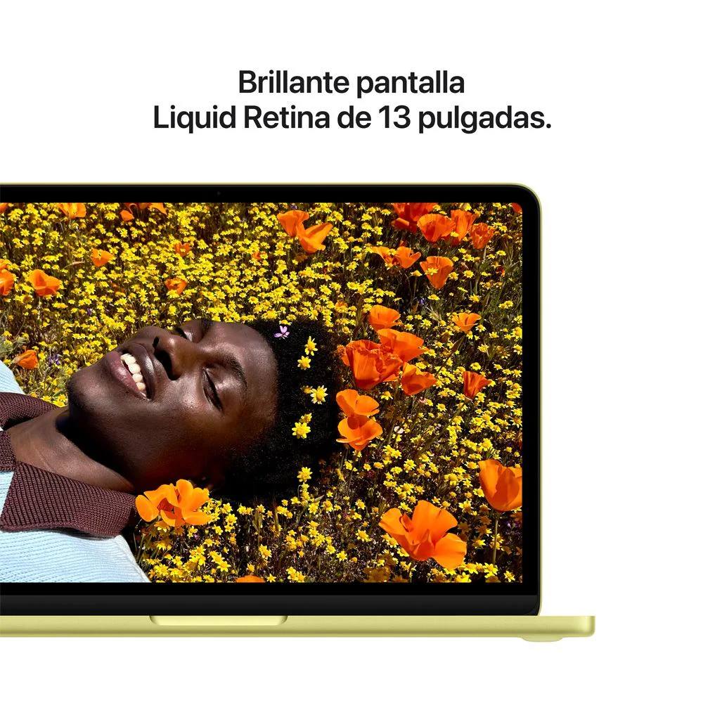MacBook Neo de 13 pulgadas: Chip A18 Pro de Apple con CPU de 6 núcleos y GPU de 5 núcleos, Magic Keyboard, 256 GB SSD - Amarillo cítrico - Image 5