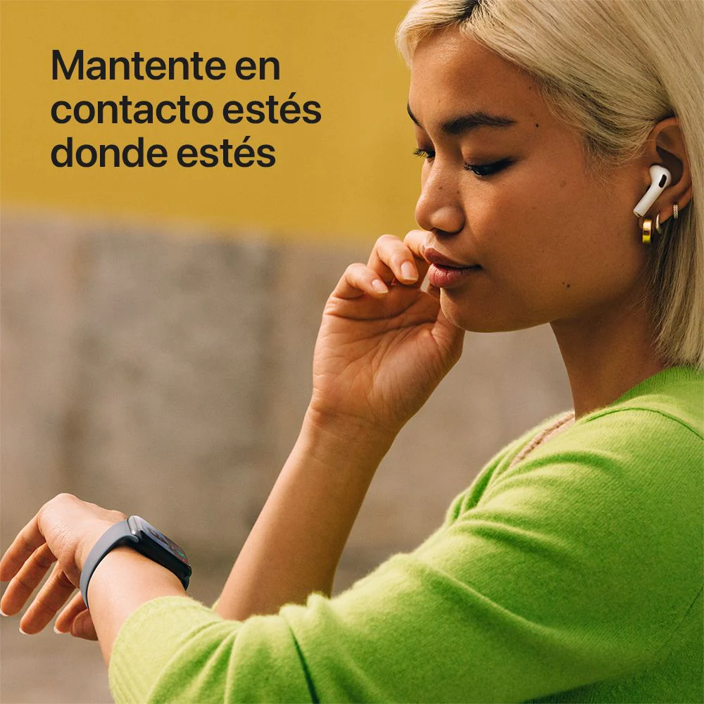 Apple Watch SE 3 GPS • Caja de aluminio color medianoche de 40 mm • Correa deportiva color medianoche - S/M - Image 4