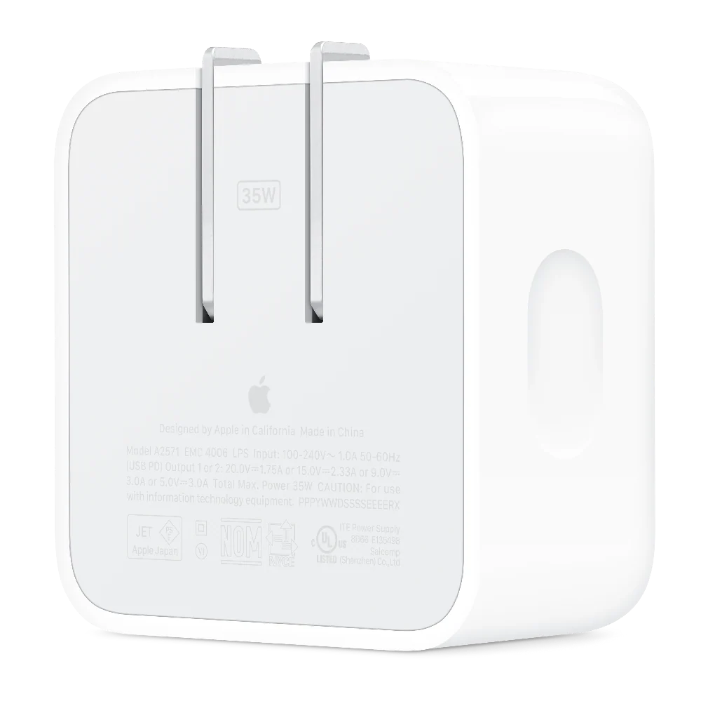Adaptador de corriente compacto de 35 W con dos puertos USB-C - Image 4