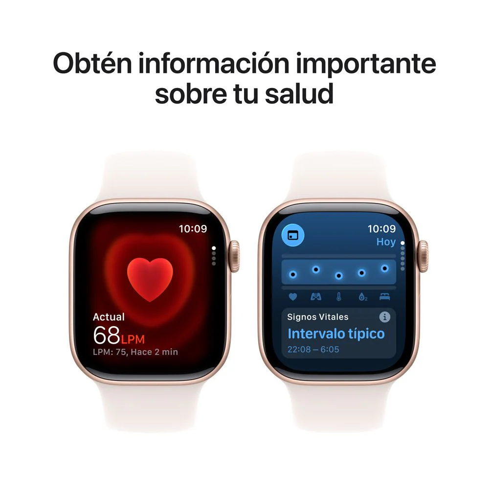 Apple Watch Series 11 GPS • Caja de aluminio color oro rosa de 42 mm • Correa deportiva rosa rubor – S/M - Image 5