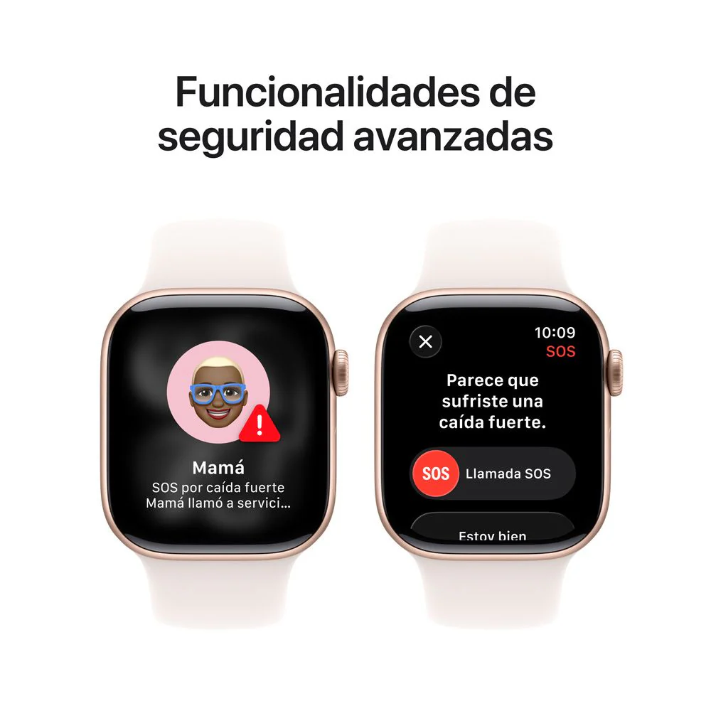 Apple Watch Series 11 GPS • Caja de aluminio color oro rosa de 42 mm • Correa deportiva rosa rubor – S/M - Image 6