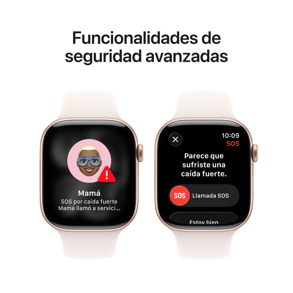 Apple Watch Series 11 GPS • Caja de aluminio color oro rosa de 46 mm • Correa deportiva rosa rubor – S/M - Image 6