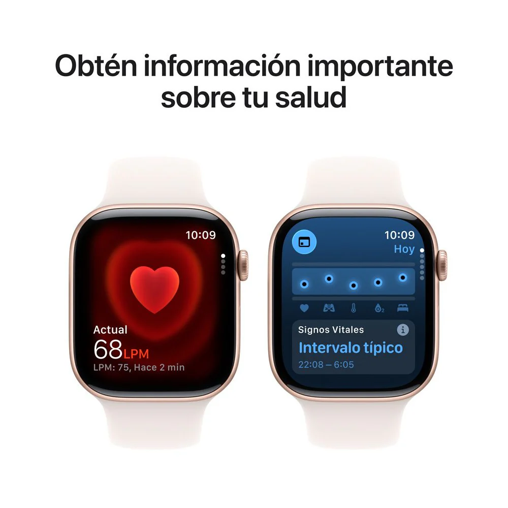 Apple Watch Series 11 GPS • Caja de aluminio color oro rosa de 46 mm • Correa deportiva rosa rubor – M/L - Image 5