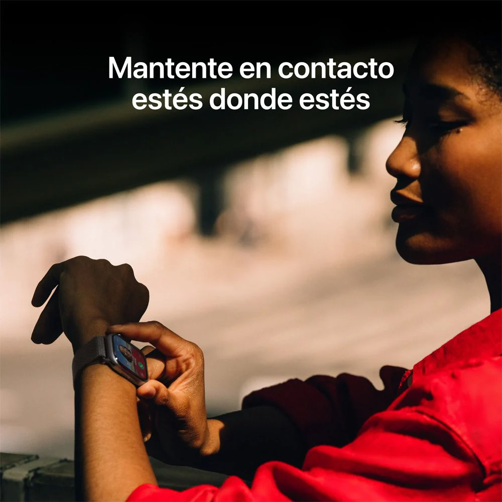 Apple Watch Series 11 GPS • Caja de aluminio color plata de 46 mm • Correa deportiva morado niebla – S/M - Image 7