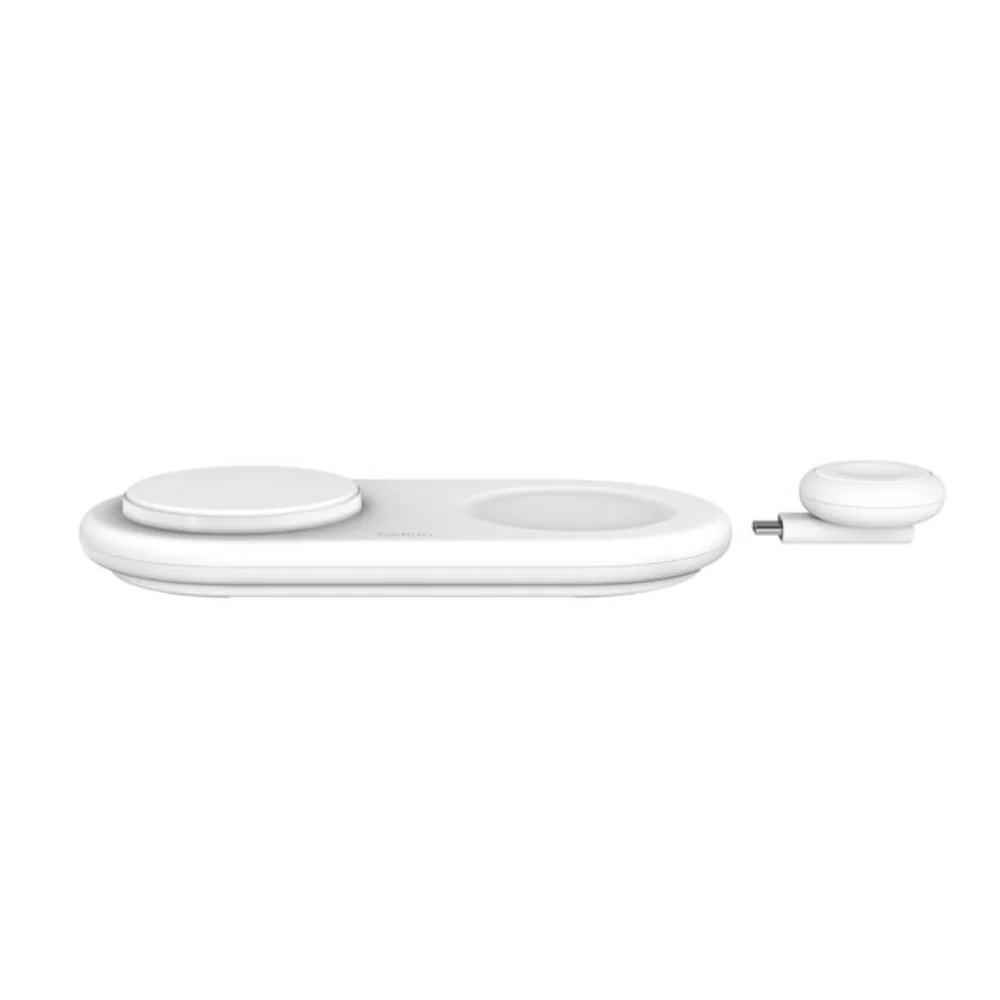 Base de Carga Magnética Belkin 3 en 1 Qi2 15W - Blanco - Image 3