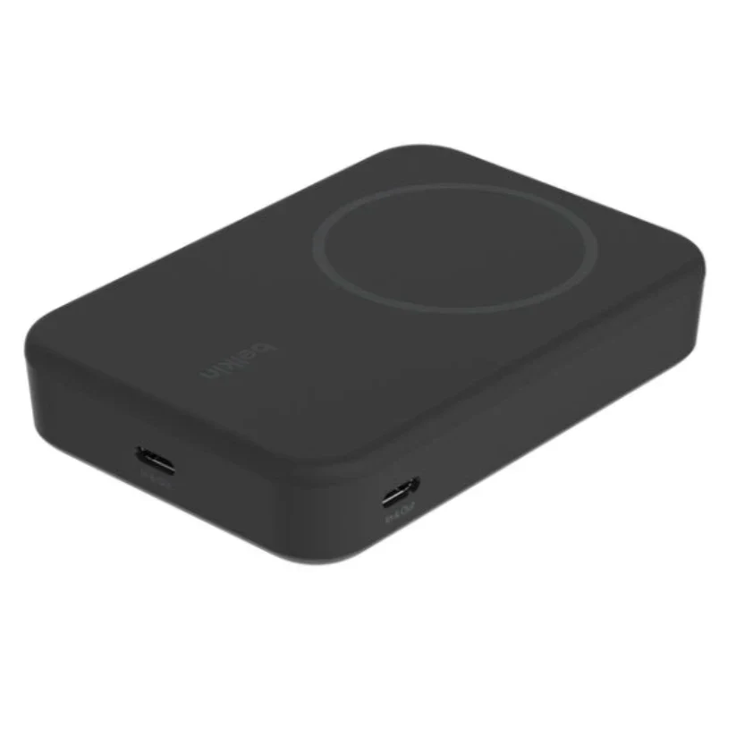 Batería Externa Qi2 5000 mAh 15W stand - Negro - Image 3