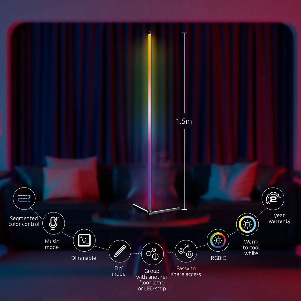 Bombilla LED inteligente Nexxt Wi-Fi 110V - GU10 - Multicolor - Image 4