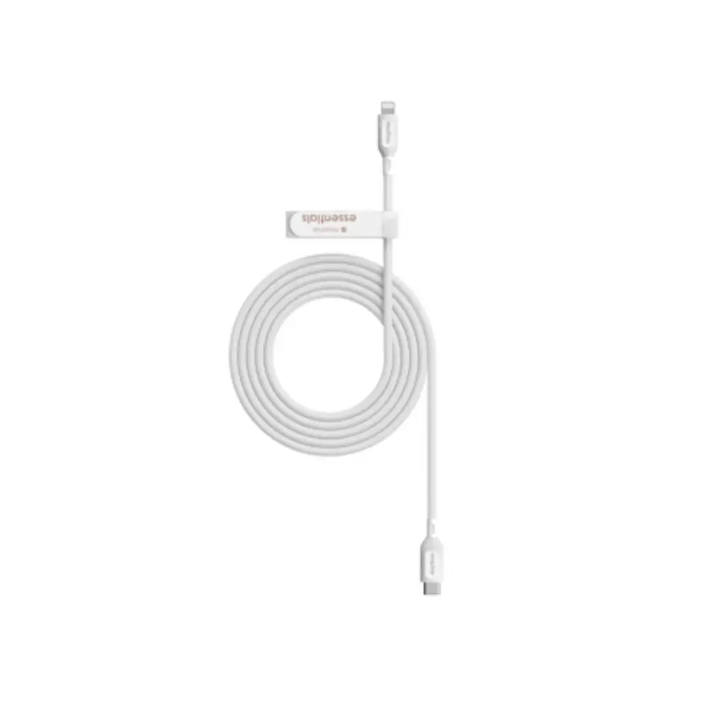 Cable Mophie essential trenzado USB-C a Lightning 60w 2m - Blanco - Image 3