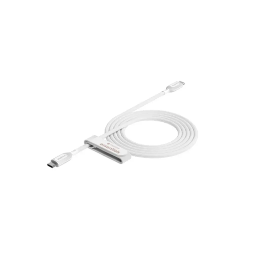Cable Mophie essential trenzado USB-C a USB-C 60w 1m - Blanco - Image 3