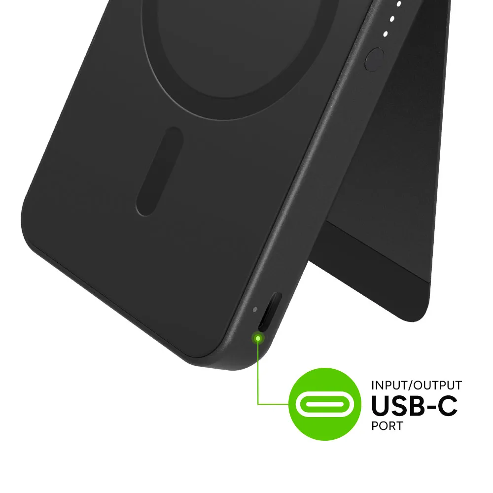Cargador Inalambrico Mophie Qi2 Snap+ Powerstation Mini 5.000 mAh - Negro - Image 6