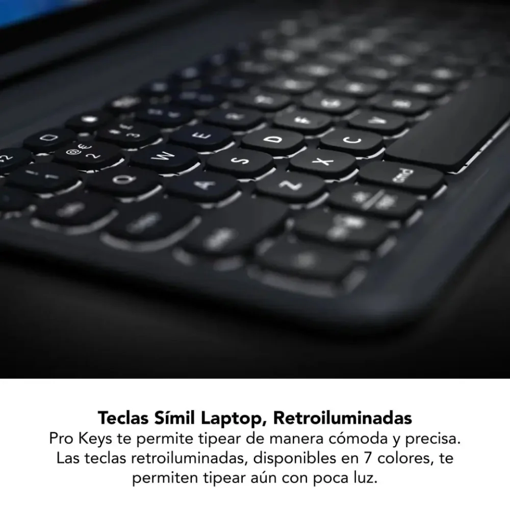 Case con Teclado ZAGG Pro Keys para iPad 10.9 (10ma Gen / A16) - Negro - Image 6