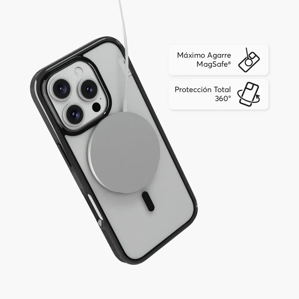 Case NCO SafeCase Force con MagSafe para iPhone  16 Pro - Negro - Image 4