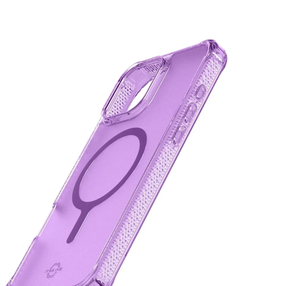 Case ItSkins Hybrid R Vapor con MagSafe para iPhone 16 Pro - Morado - Image 4