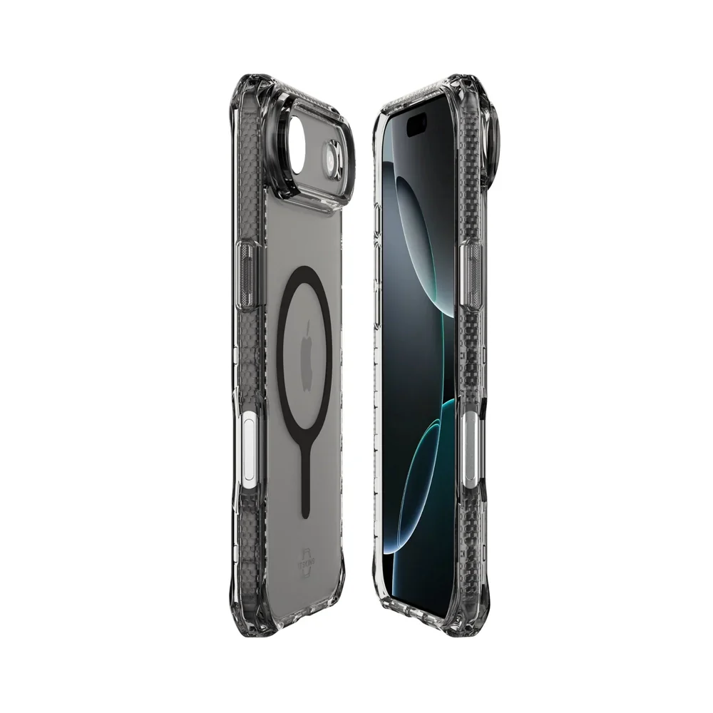 Case ItSkins Hybrid R Vapor con MagSafe para iPhone 17 Air - Humo - Image 3