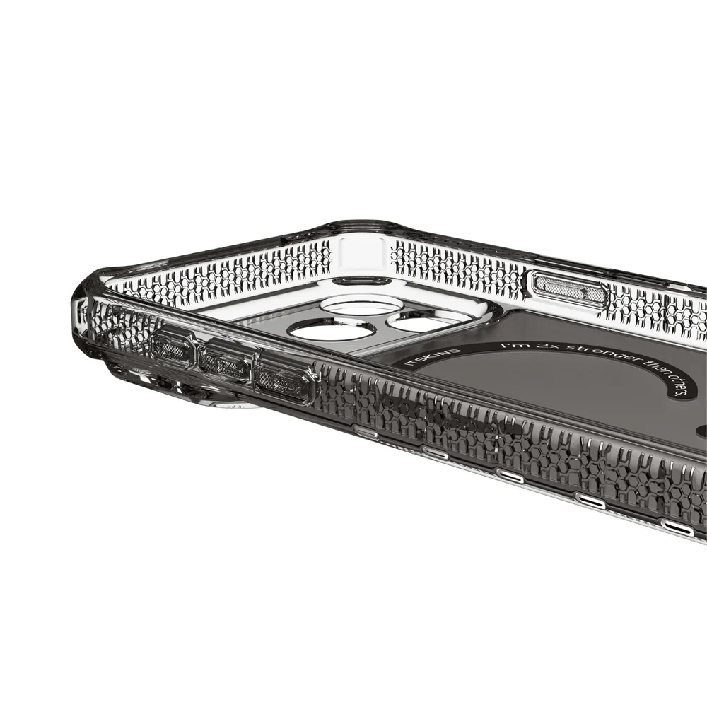 Case ItSkins Hybrid R Vapor con MagSafe para iPhone 17 Pro - Humo - Image 3