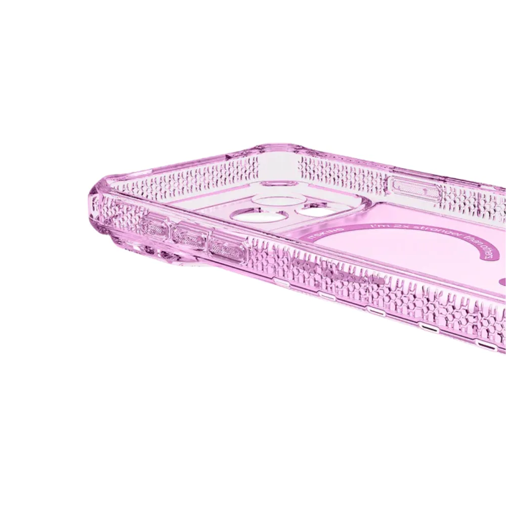 Case ItSkins Hybrid R Vapor con MagSafe para iPhone 17 Pro Max - Rosado - Image 3