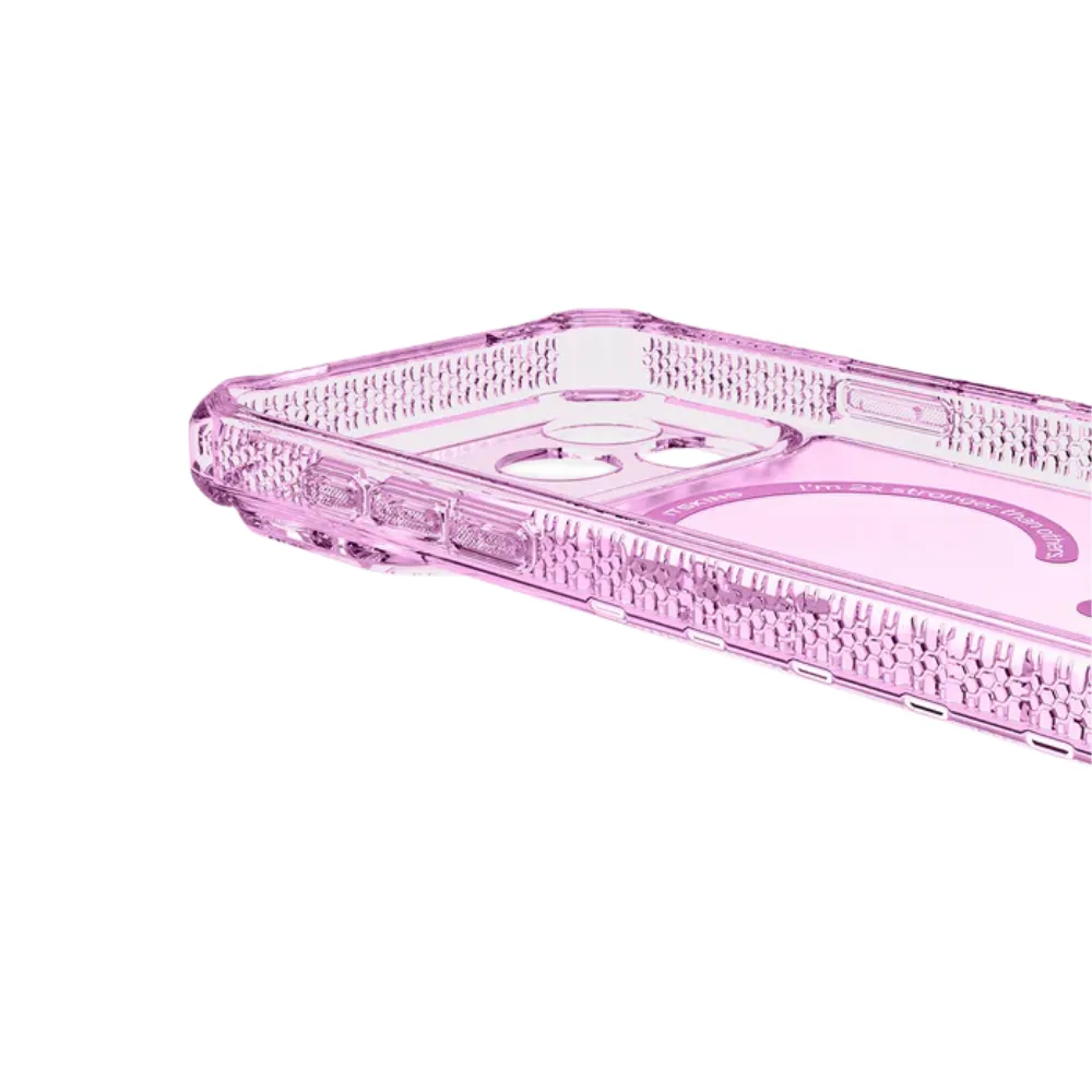 Case ItSkins Hybrid R Vapor con MagSafe para iPhone 17 Pro - Rosado - Image 3