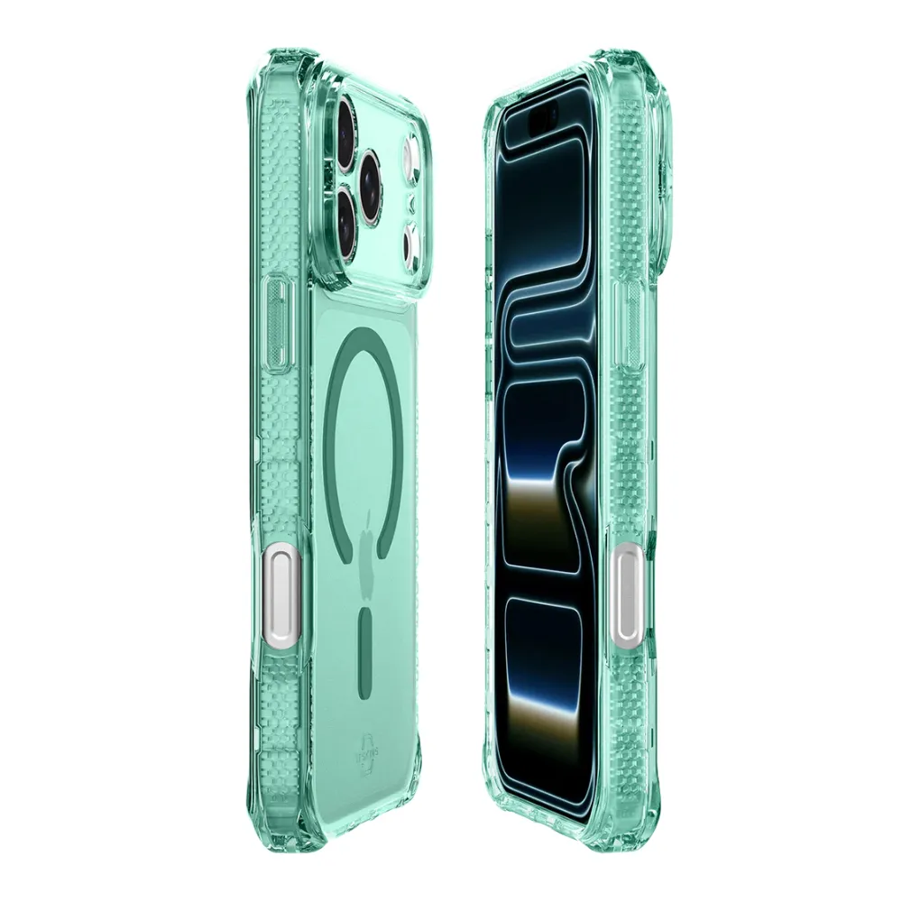 Case ItSkins Hybrid R Vapor con MagSafe para iPhone 17 Pro - Verde - Image 3