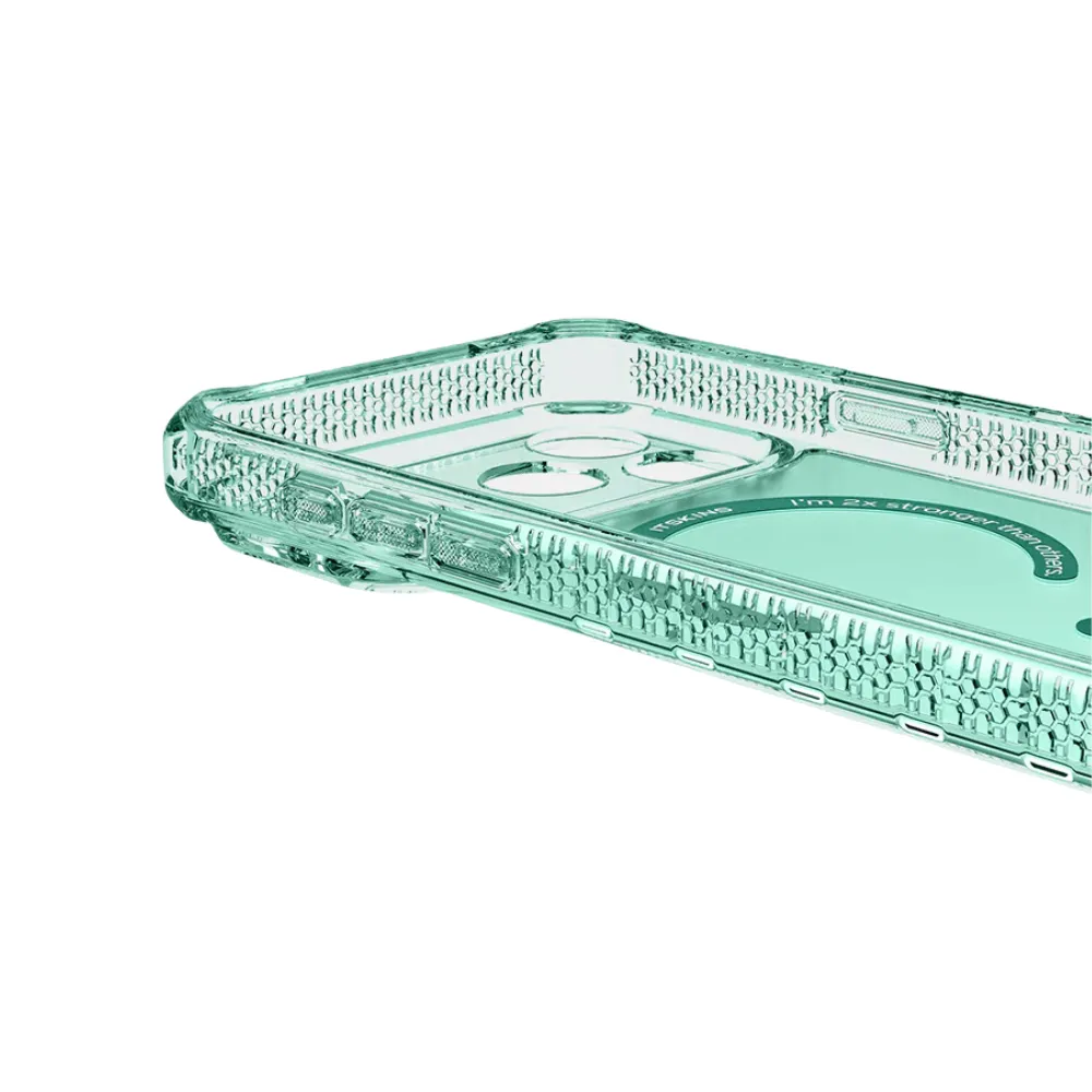 Case ItSkins Hybrid R Vapor con MagSafe para iPhone 17 Pro - Verde - Image 4