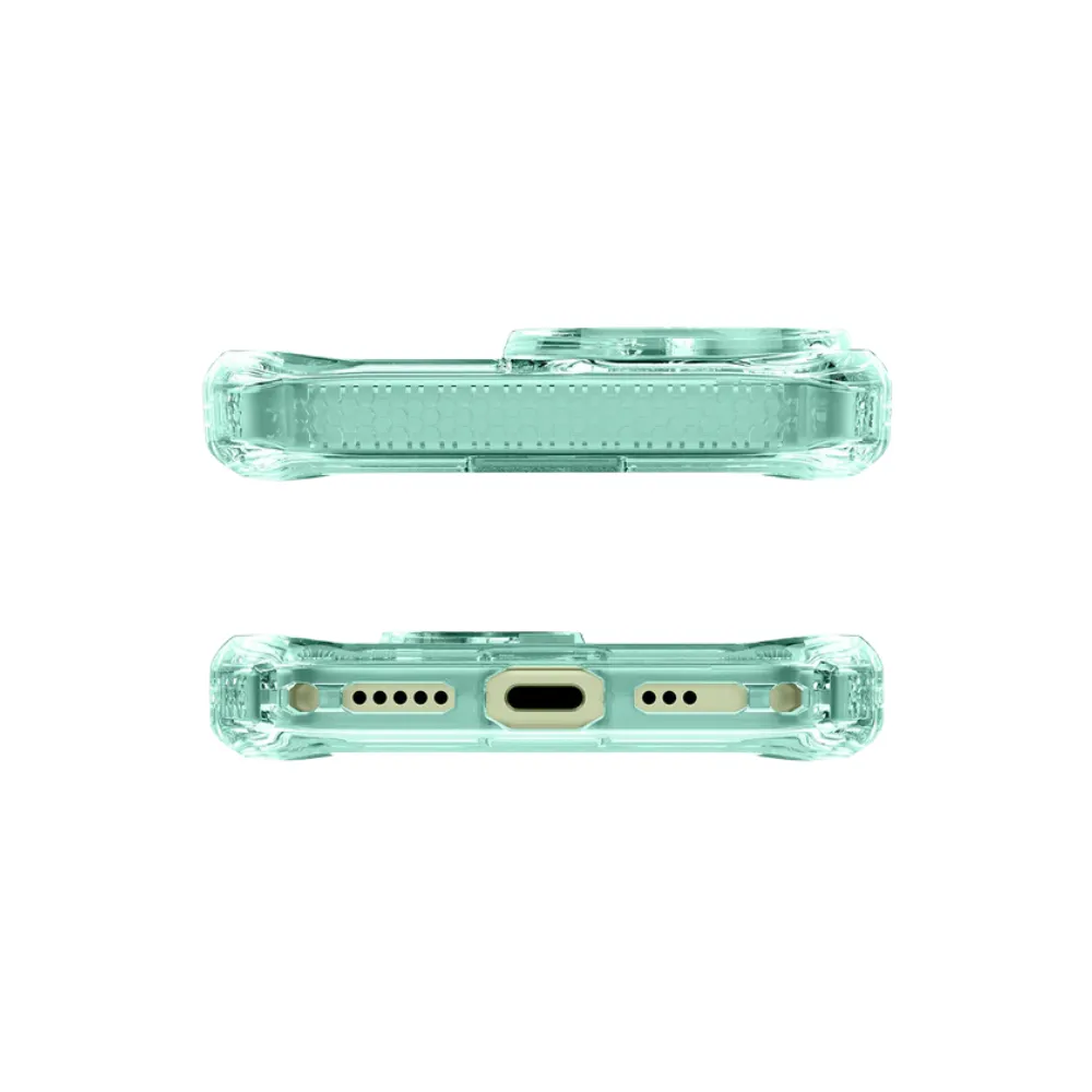 Case ItSkins Hybrid R Vapor con MagSafe para iPhone 17 - Verde - Image 5