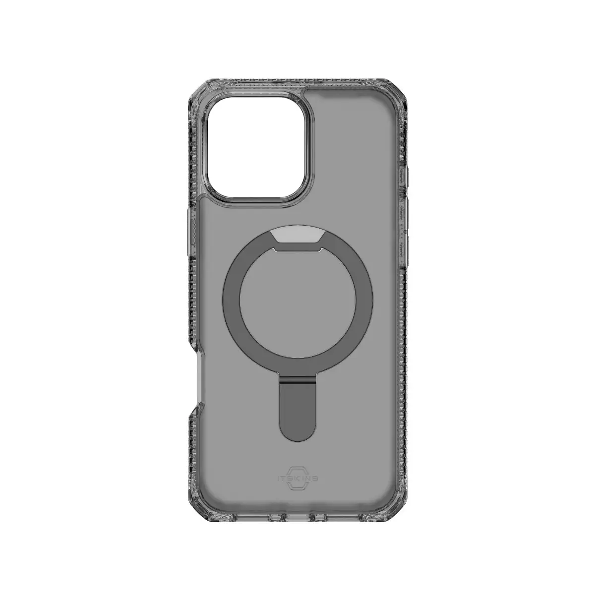 Case ItSkins Hybrid R Vapor Stand con MagSafe para iPhone 16 Pro Max - Negro - Image 4