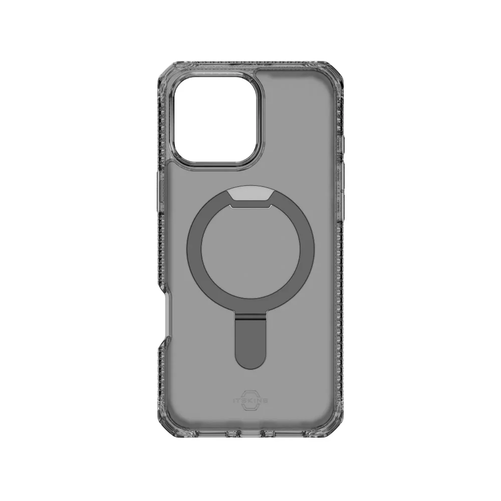 Case ItSkins Hybrid R Vapor Stand con MagSafe para iPhone 16 Pro - Negro - Image 4
