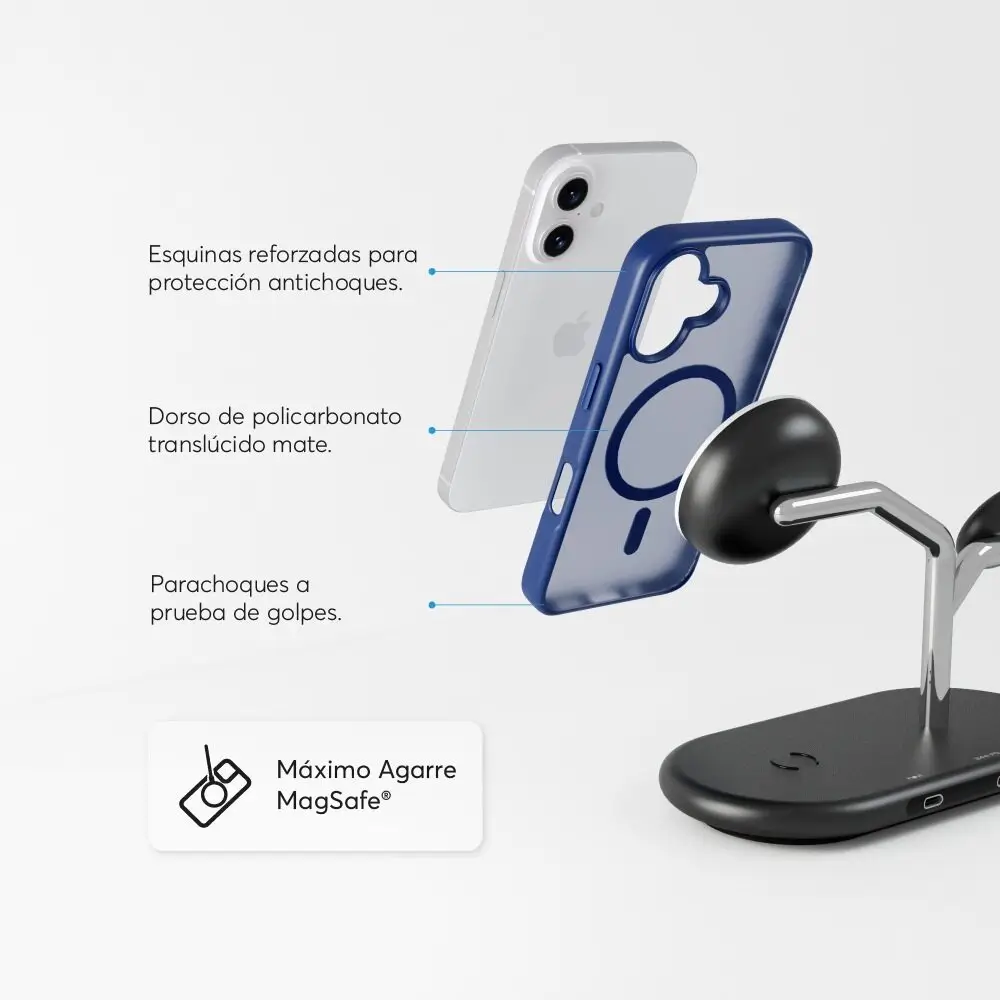 Case NCO SafeCase Lite con MagSafe para iPhone 16 - Azul - Image 4