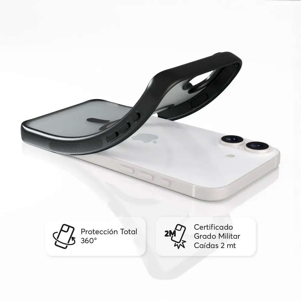 Case NCO SafeCase Lite con MagSafe para iPhone 16 Plus - Negro - Image 3