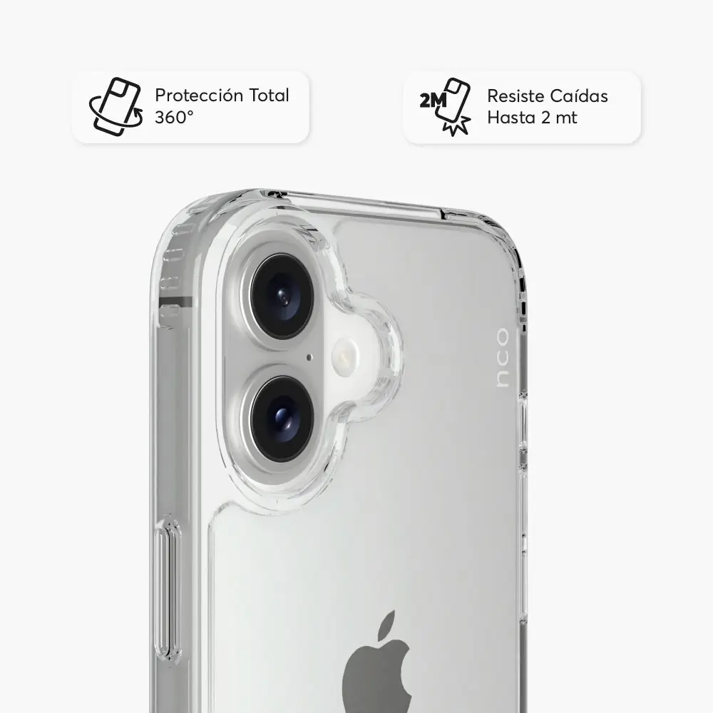 Case NCO SafeCase Clear para iPhone 16 - Transparente - Image 4