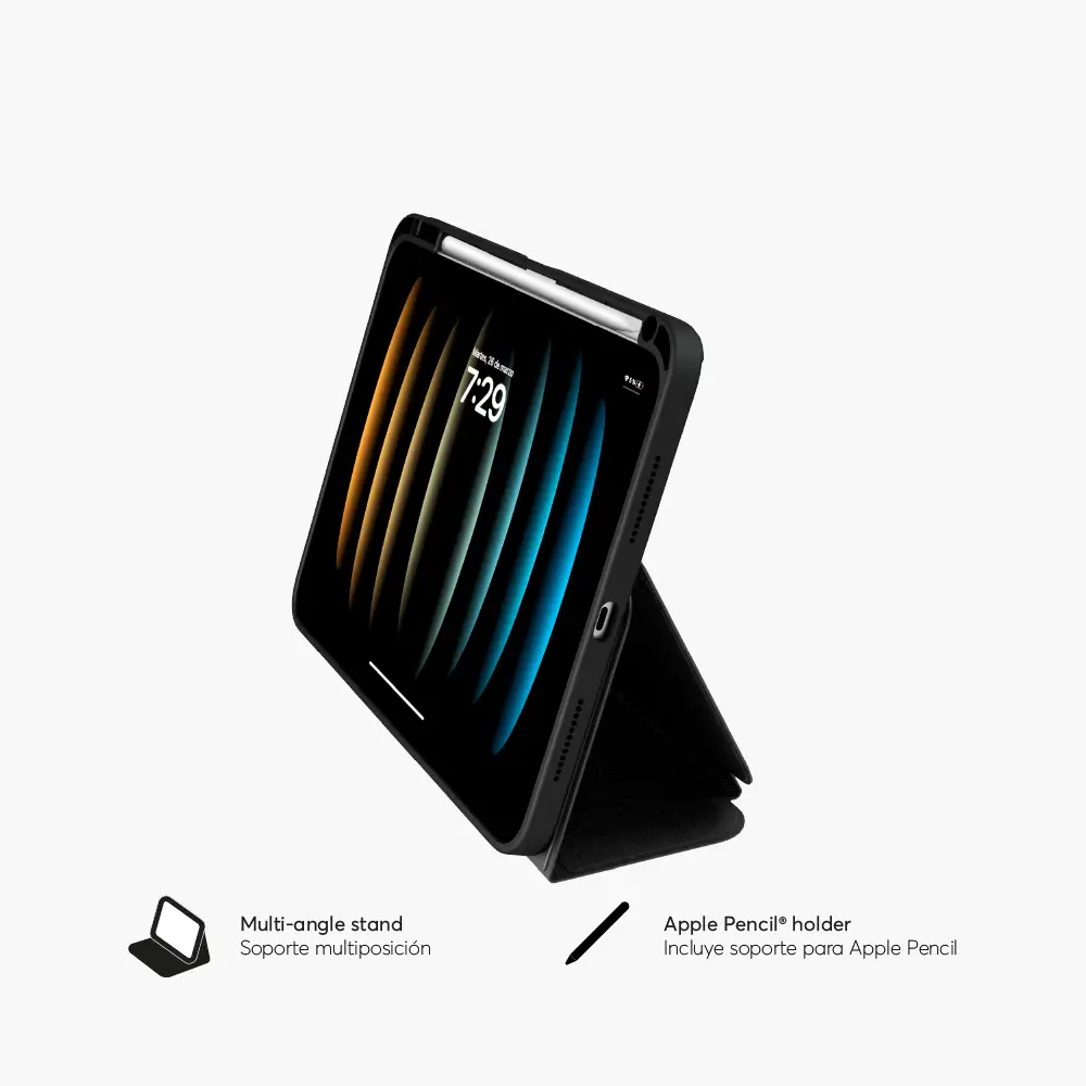 Case SafeCase Click NCO para iPad Air 13 (M2, M3, M4) - Negro - Image 5
