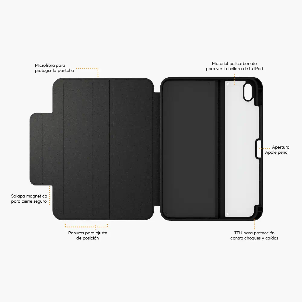 Case SafeCase Click NCO para iPad Pro 11 (M4, M5) - Negro - Image 4