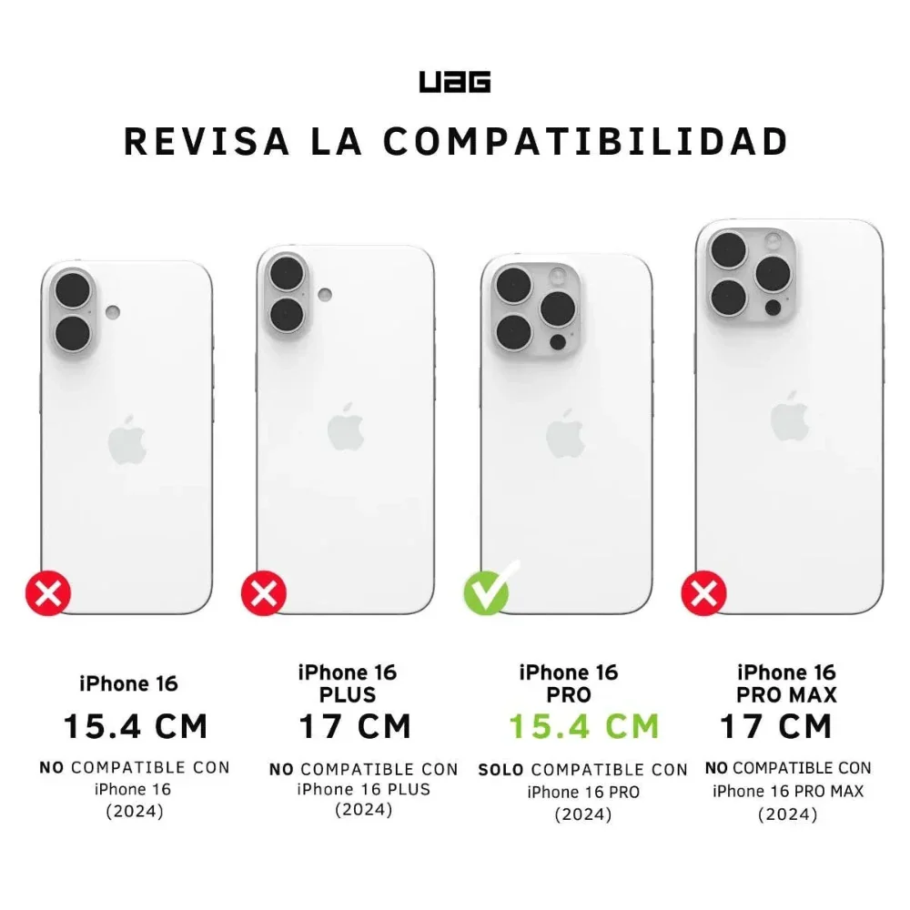 Case UAG Essential Armor con Magsafe para 16 Pro - Rosa - Image 3