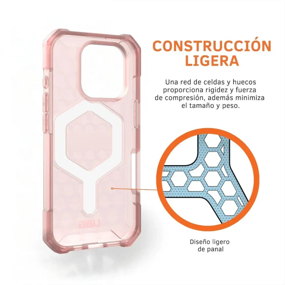 Case UAG Essential Armor con Magsafe para 16 Pro - Rosa - Image 7