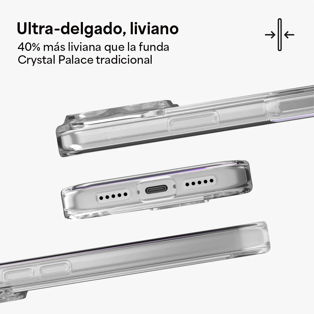 Case Zagg Crystal Palace Snap Magsafe para iPhone 17 - Transparente - Image 3