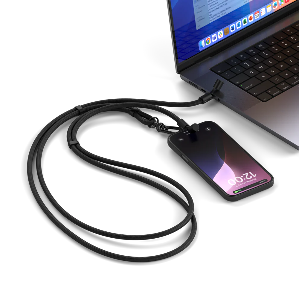 Duo Cable Correa Satechi USB-C a USB-C - Negro - Image 3