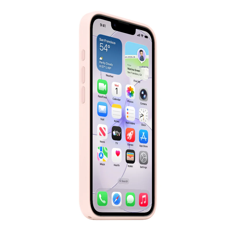 Funda de silicón con MagSafe para el iPhone 17e – Rosa pálido - Image 4