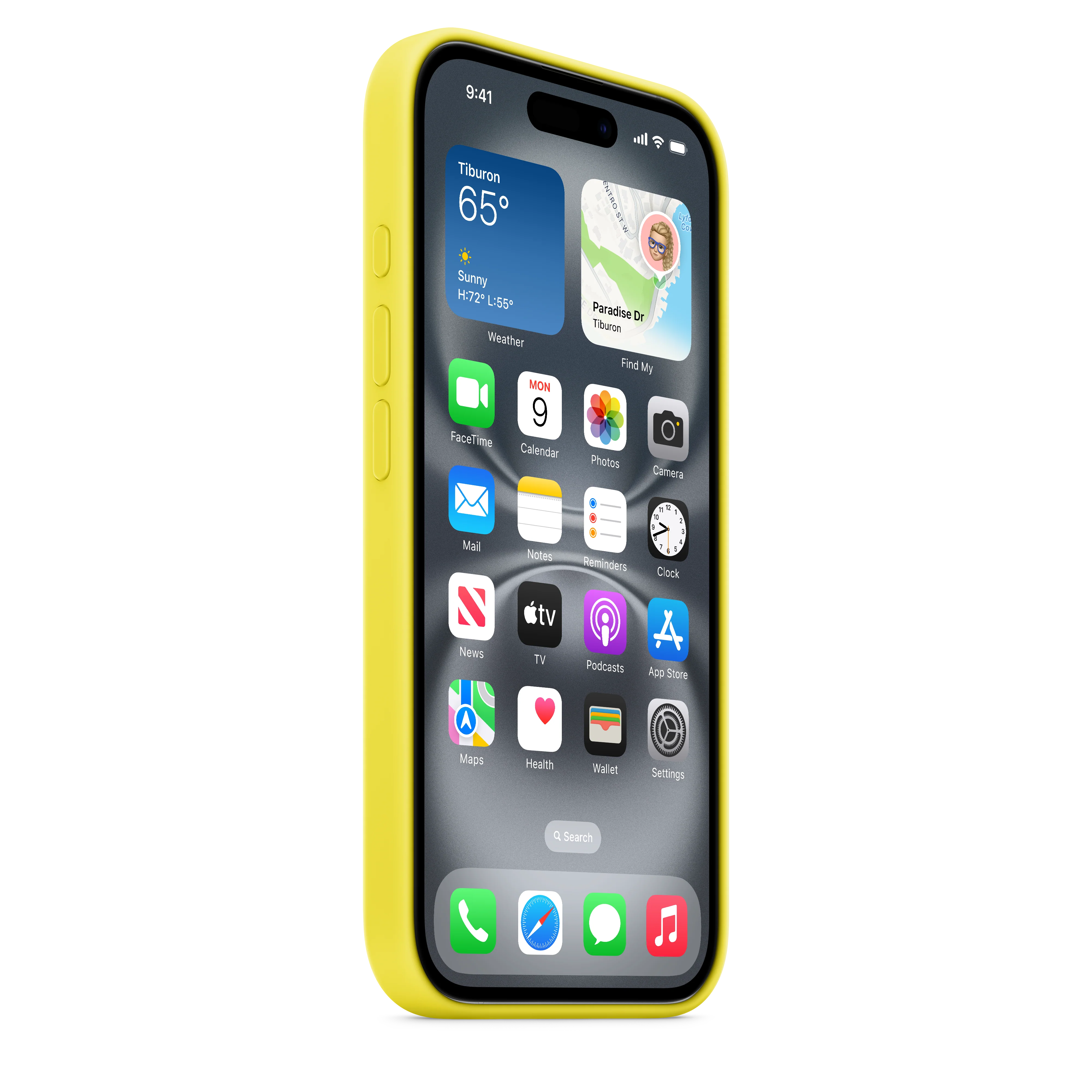 Funda de silicón con MagSafe para el iPhone 16 - Amarillo carambola - Image 5