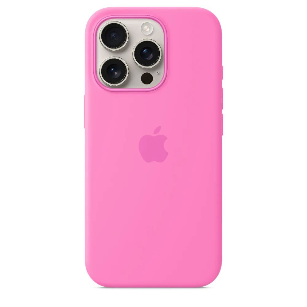 Funda de silicón con MagSafe para el iPhone 16 Pro – Color peonía - Image 3