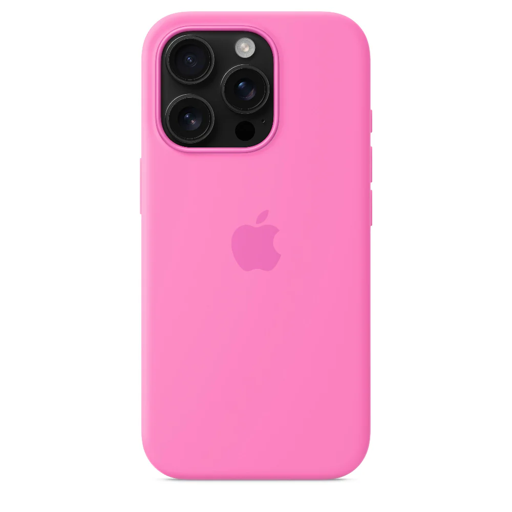 Funda de silicón con MagSafe para el iPhone 16 Pro – Color peonía - Image 4