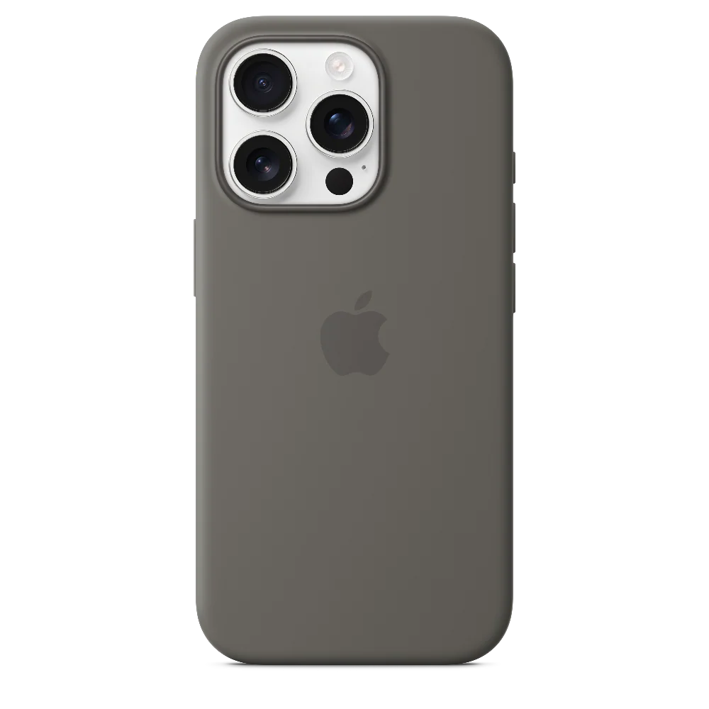 Funda de silicón con MagSafe para el iPhone 16 Pro - Gris piedra - Image 3