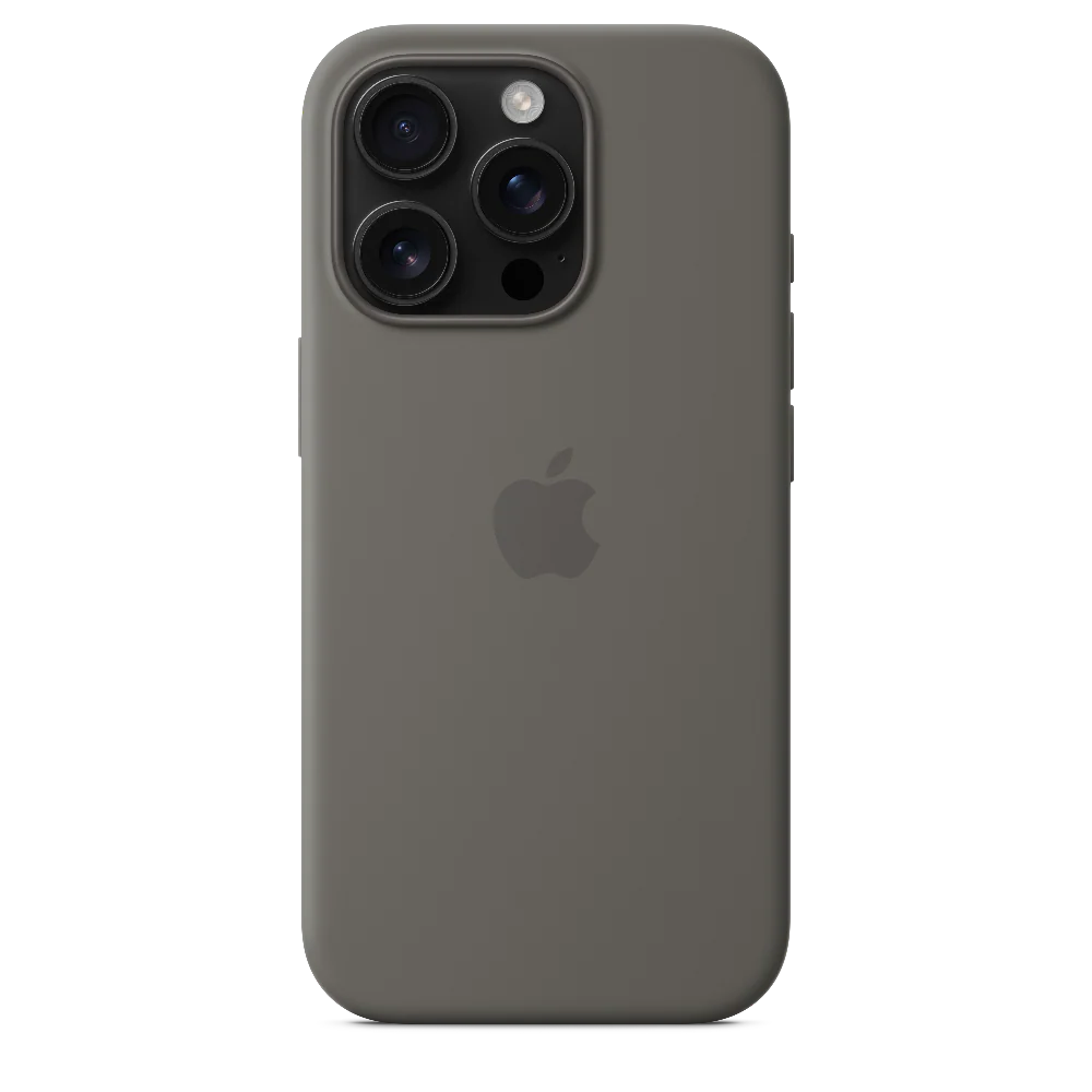 Funda de silicón con MagSafe para el iPhone 16 Pro - Gris piedra - Image 4