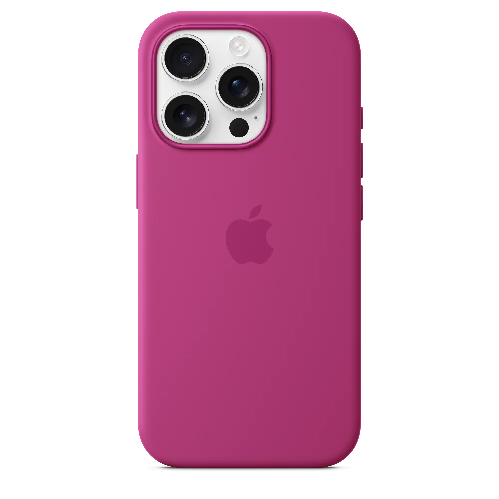 Funda de silicón con MagSafe para el iPhone 16 Pro - Fucsia - Image 3