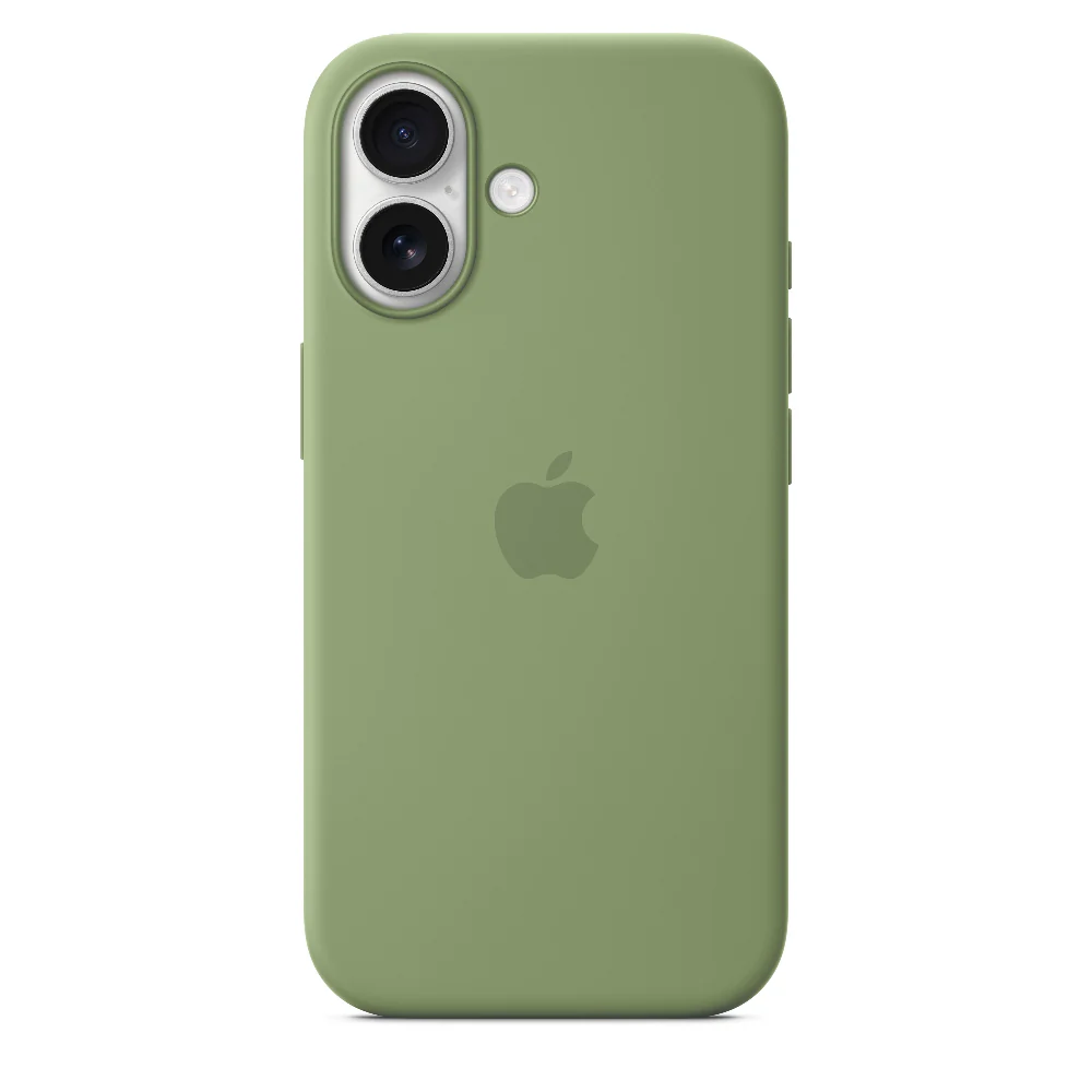 Funda de silicón con MagSafe para el iPhone 17 – Color musgo claro - Image 4