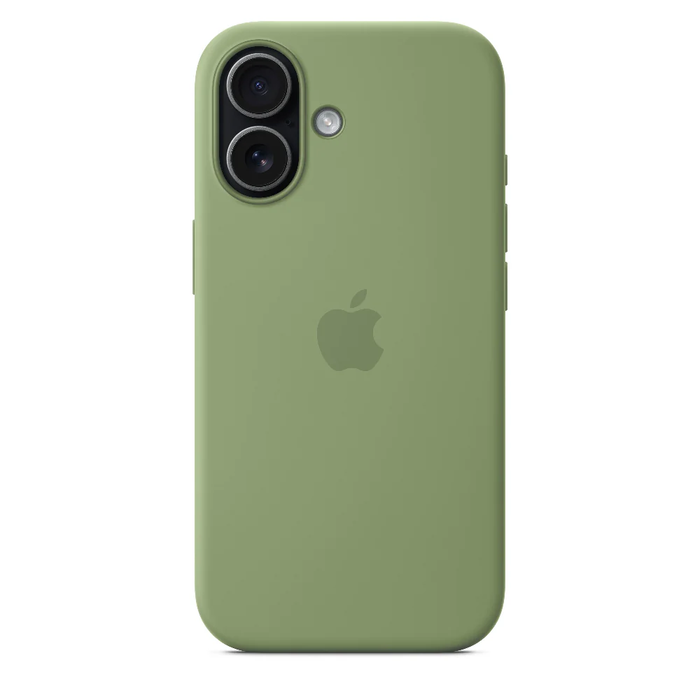 Funda de silicón con MagSafe para el iPhone 17 – Color musgo claro - Image 5