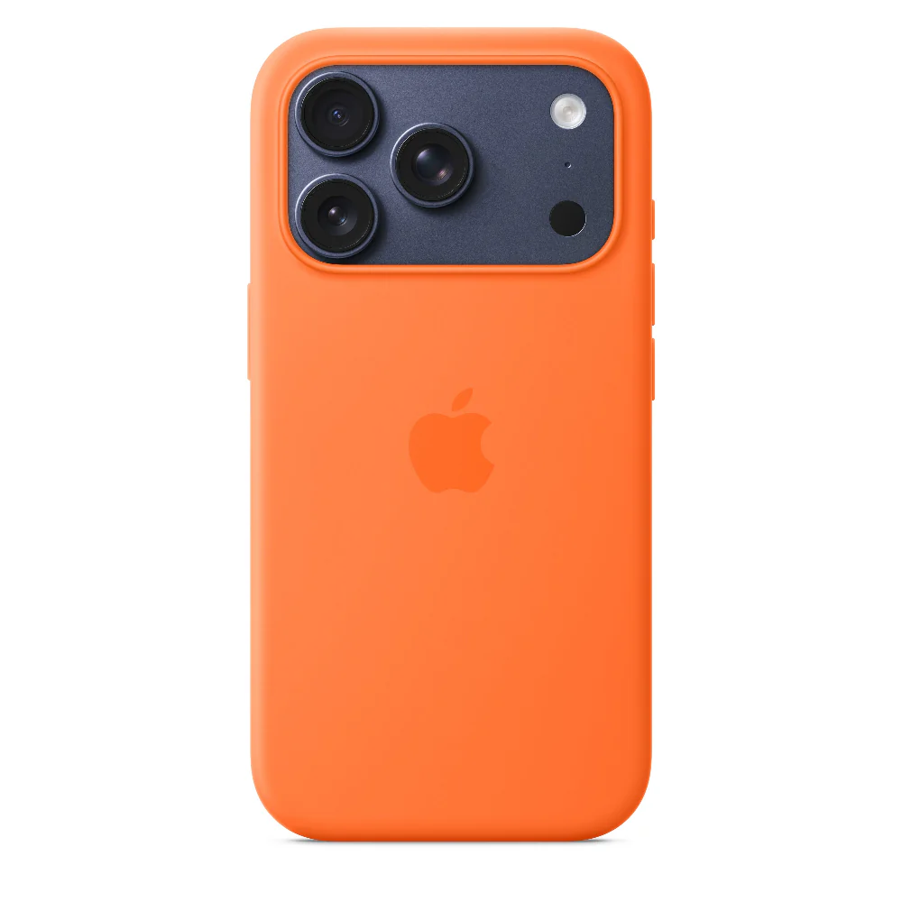 Funda de silicón con MagSafe para el iPhone 17 Pro – Naranja - Image 3