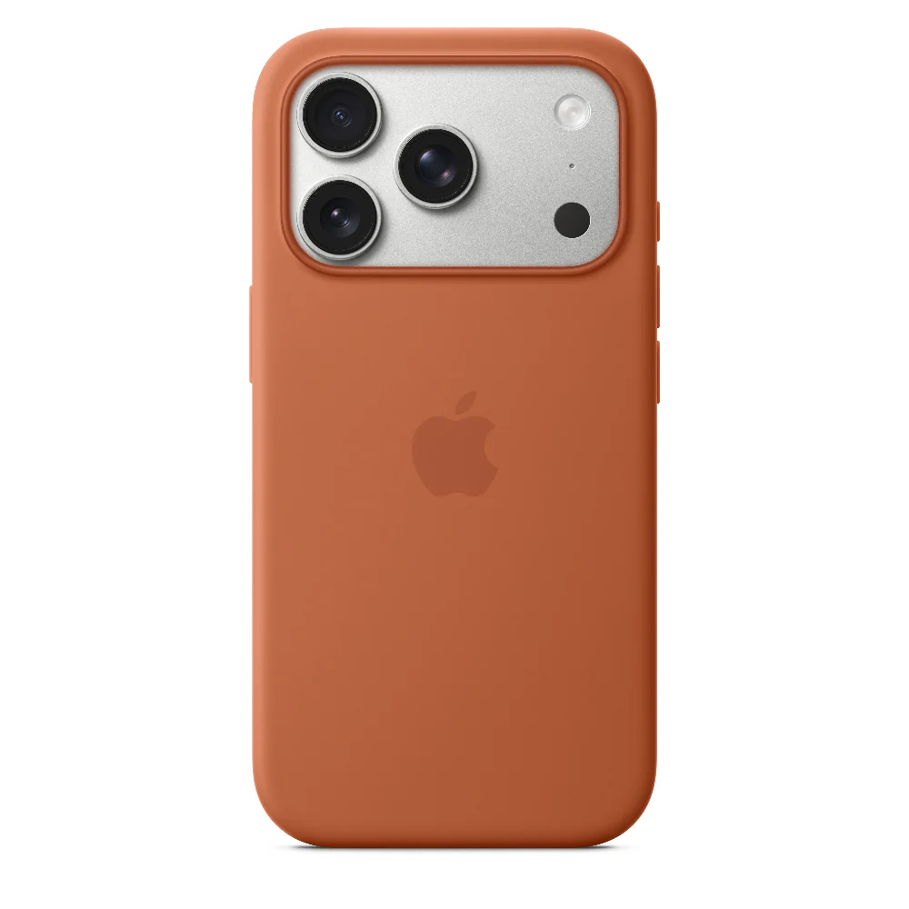 Case de silicón Apple con MagSafe para el iPhone 17 Pro – Color terracota - Image 3