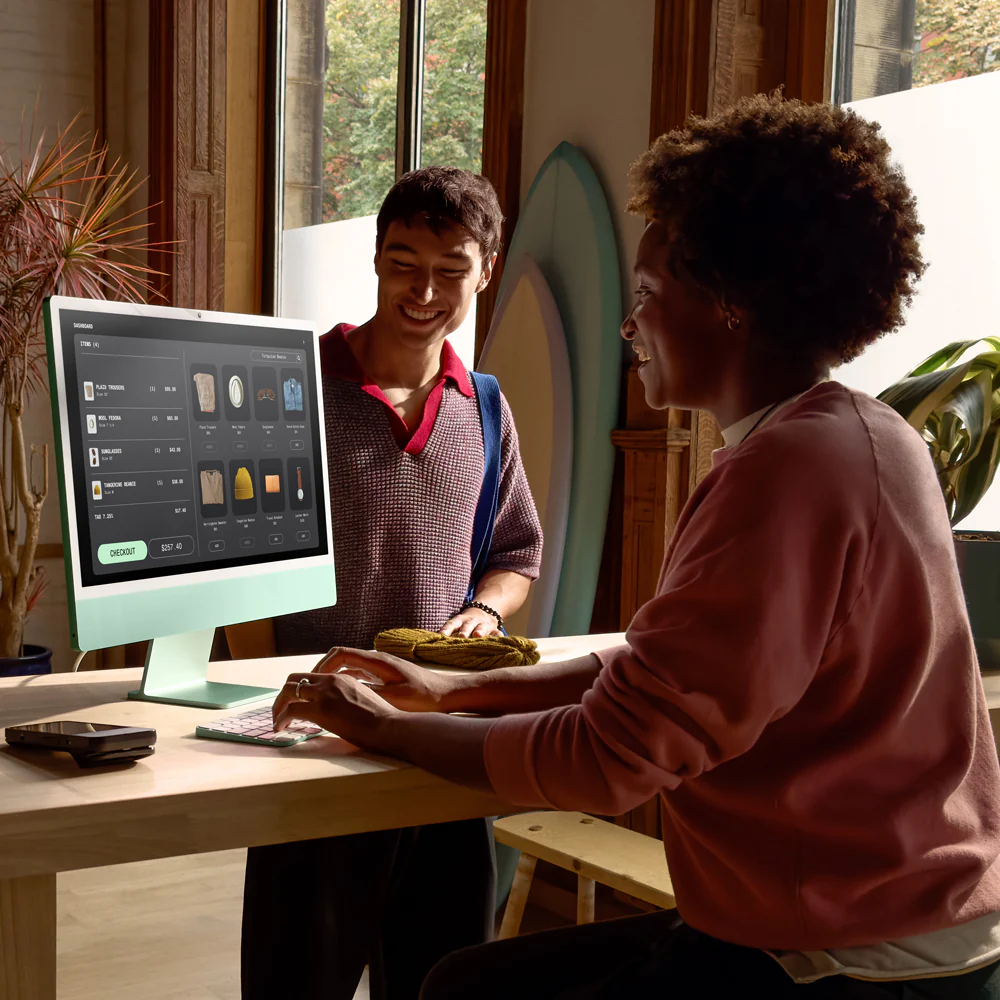 iMac con pantalla Retina 4,5K de 24 pulgadas: Chip M4 de Apple con CPU de 10 núcleos y GPU de 10 núcleos, 512 GB SSD - Verde - Image 8