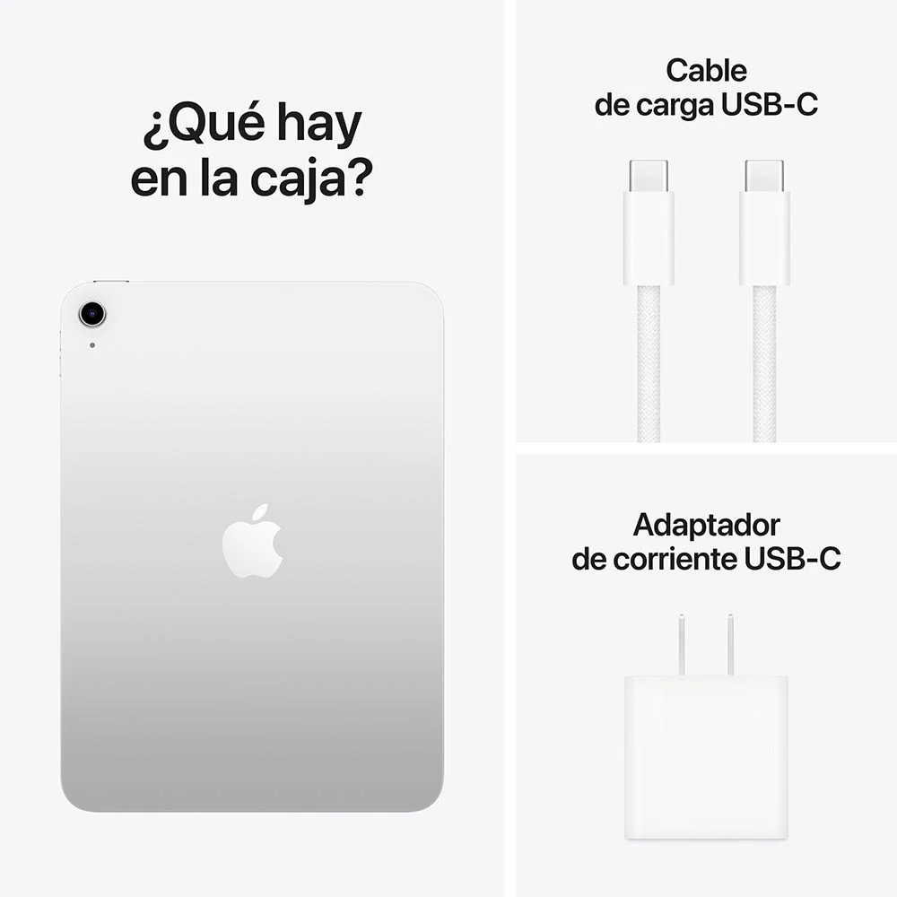 iPad 11 Chip A16 - 128GB - Plata + Lápiz Óptico ZAGG Pro Stylus 2 con punta - Blanco - Image 12
