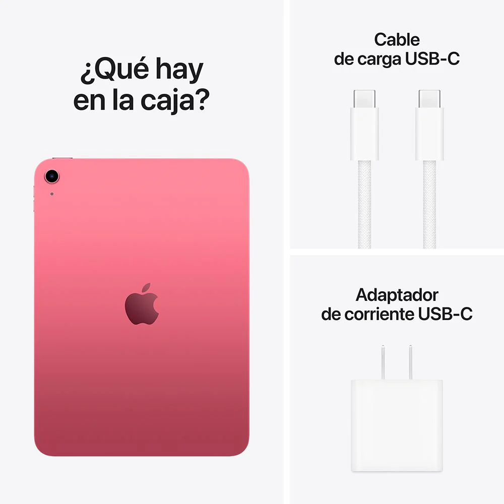 iPad 11 Chip A16 - 128GB - Rosa + Lápiz Óptico ZAGG Pro Stylus 2 con punta - Blanco - Image 12
